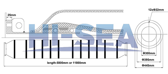 Drawing for DN300 Dredge Self Floating Discharge Hose463714.jpg Drawing for DN300 Dredge Self Floating Discharge Hose.jpg